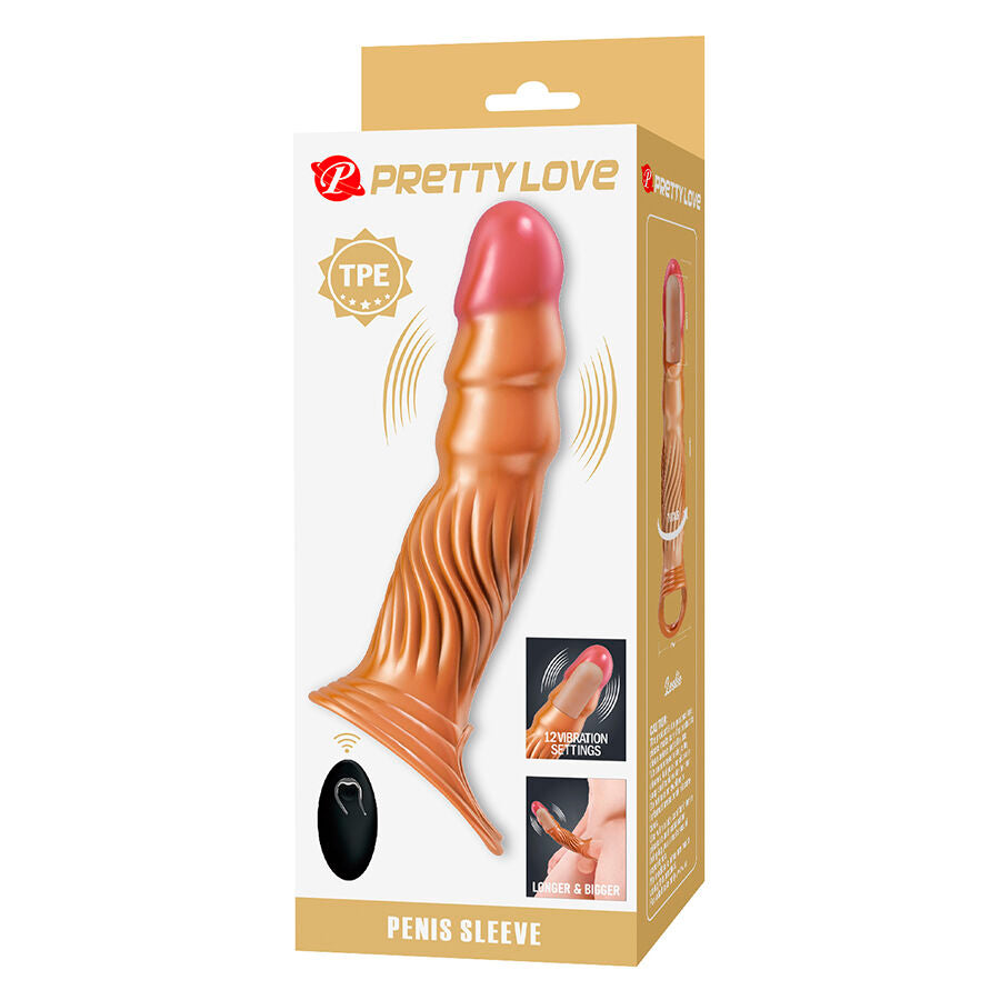 PRETTY LOVE - GUAINA PER PENE TESTURIZZATA CON VIBRAZIONE E TELECOMANDO - FOR HIM | Lingerie Harness Boutique