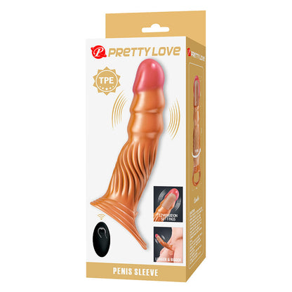 PRETTY LOVE - GUAINA PER PENE TESTURIZZATA CON VIBRAZIONE E TELECOMANDO - FOR HIM | Lingerie Harness Boutique