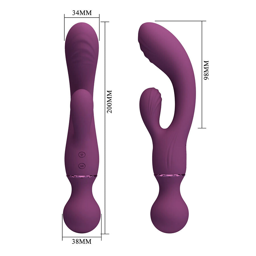 PRETTY LOVE - VIBRATORE PUNTO G VIOLA TUTTOFARE - HIGH TECH | Lingerie Harness Boutique