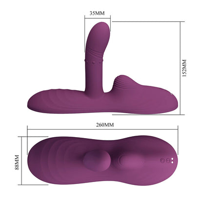 PRETTY LOVE - LUKA VIBRATORE CON EFFETTO CALORE E TELECOMANDO - REMOTE CONTROL | Lingerie Harness Boutique