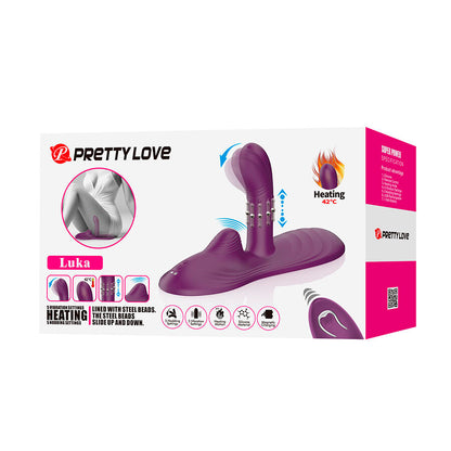 PRETTY LOVE - LUKA VIBRATORE CON EFFETTO CALORE E TELECOMANDO - REMOTE CONTROL | Lingerie Harness Boutique