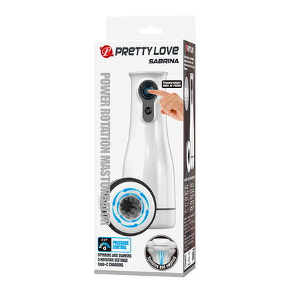 PRETTY LOVE - SABRINA MASTURBATORE MASCHILE ROTANTE E OSCILLANTE - BODIES & MASTURBATORS | Lingerie Harness Boutique