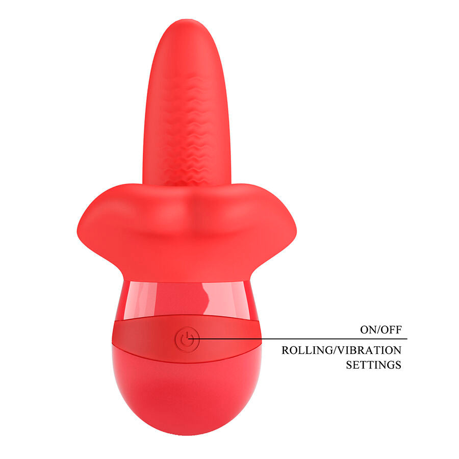 PRETTY LOVE - OBELIA MASTURBATORE VIBRATORE CON LINGUA E MOVIMENTO ORBITALE - HIGH TECH | Lingerie Harness Boutique
