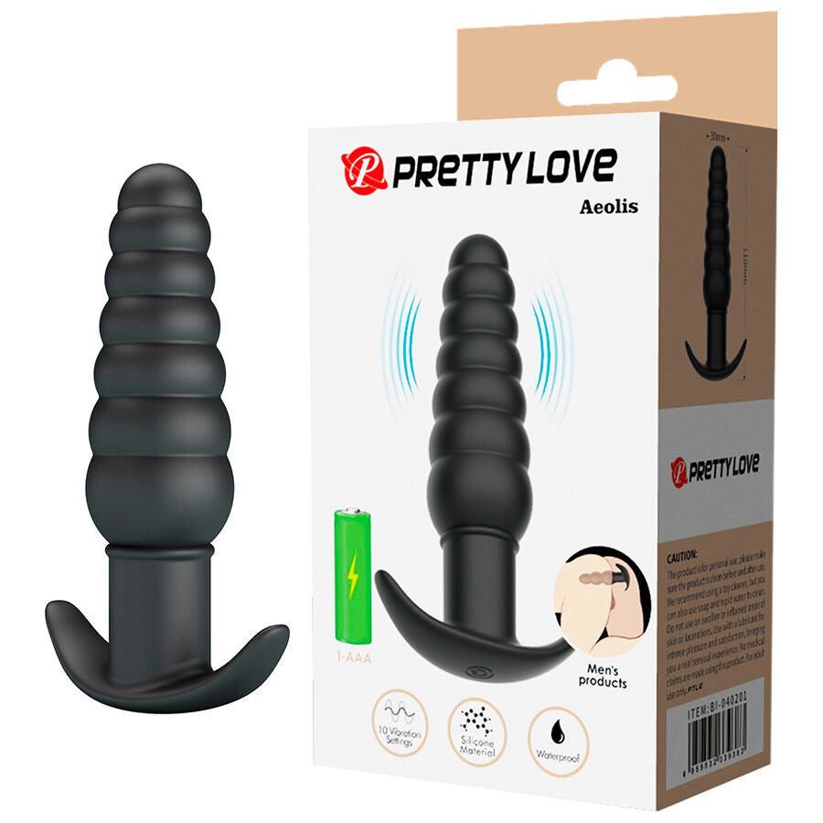 PRETTY LOVE - AEOLIS PLUG ANALE VIBRANTE - ANAL TOYS | Lingerie Harness Boutique