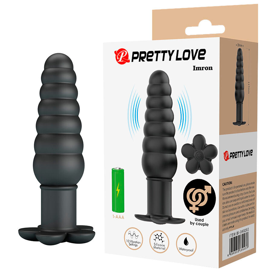 PRETTY LOVE - IMRON PLUG ANALE VIBRANTE - ANAL TOYS | Lingerie Harness Boutique