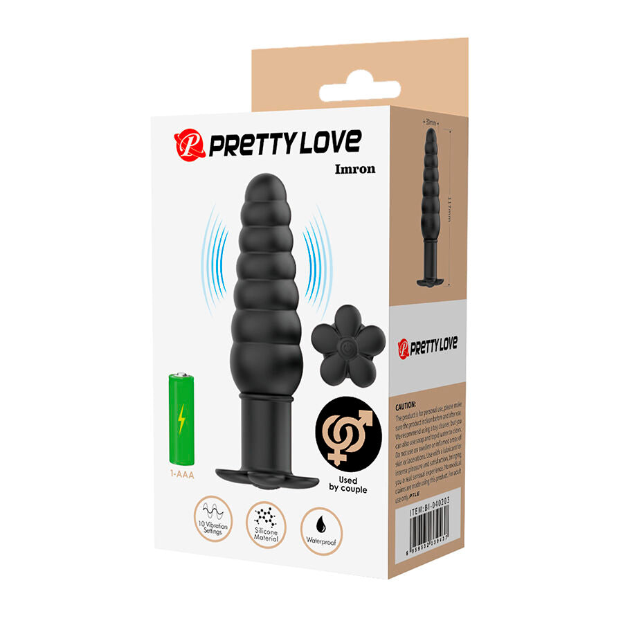PRETTY LOVE - IMRON PLUG ANALE VIBRANTE - ANAL TOYS | Lingerie Harness Boutique