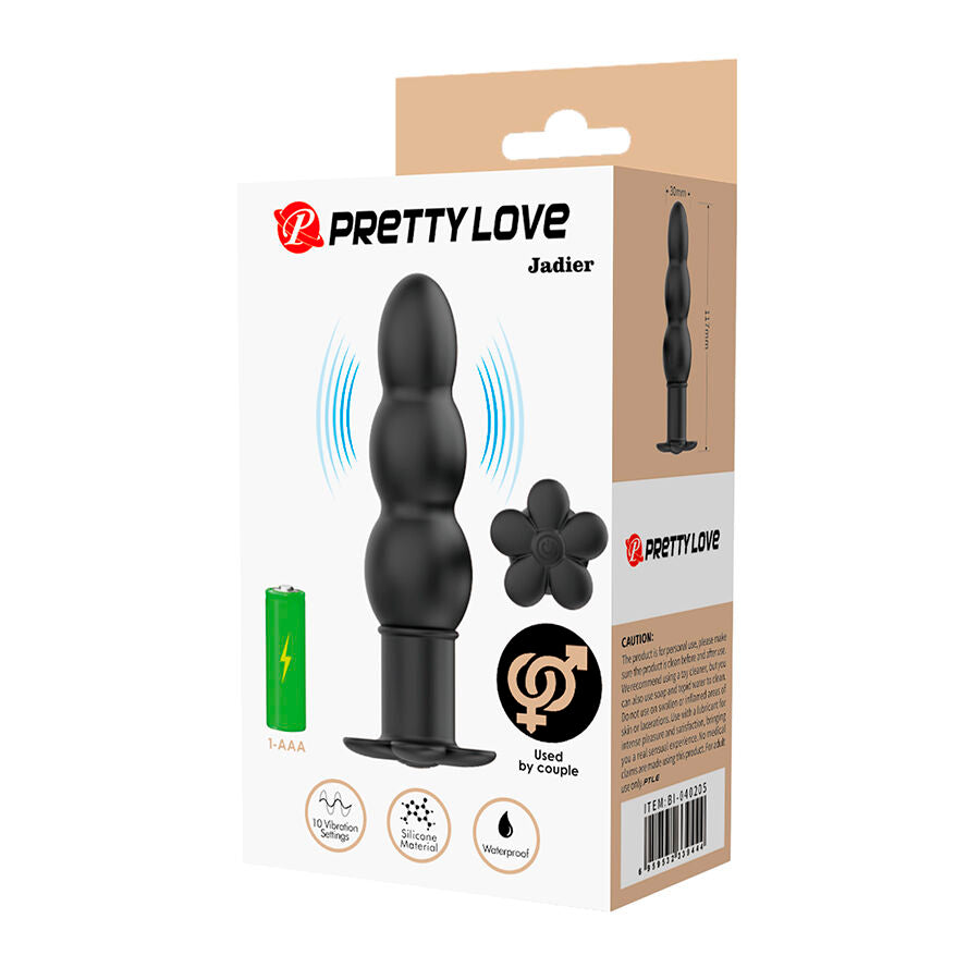PRETTY LOVE - JADIER PLUG ANALE VIBRANTE - ANAL TOYS | Lingerie Harness Boutique