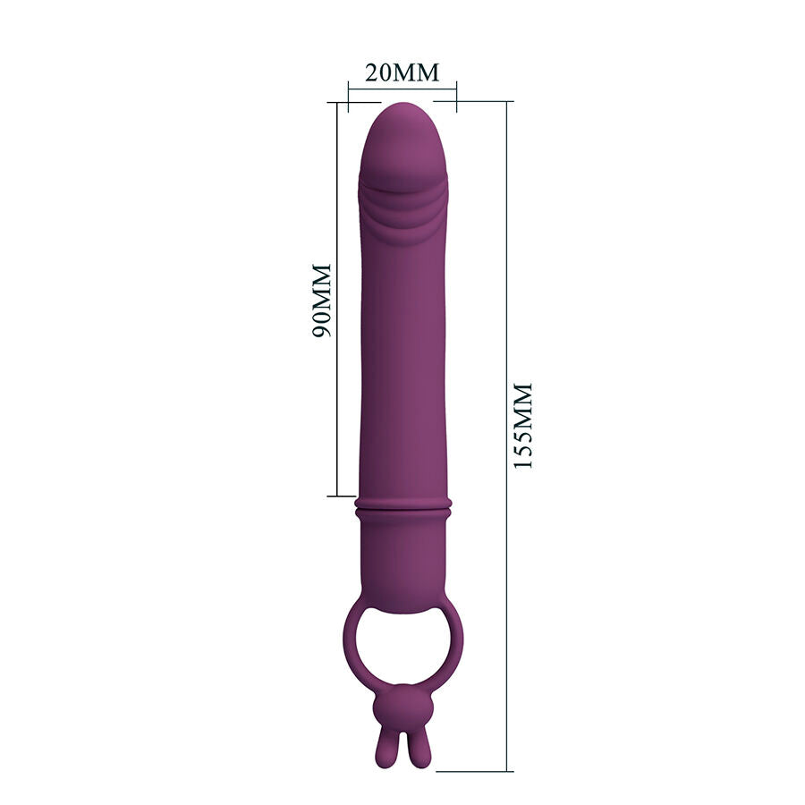 PRETTY LOVE - CORA VIBRATORE A FORMA DI PENE CON ANELLO DI RESISTENZA - FOR HIM | Lingerie Harness Boutique