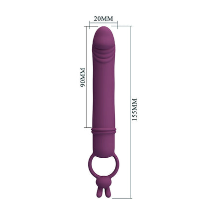 PRETTY LOVE - CORA VIBRATORE A FORMA DI PENE CON ANELLO DI RESISTENZA - FOR HIM | Lingerie Harness Boutique