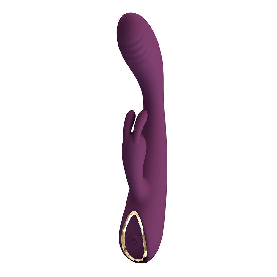PRETTY LOVE - EMMA VIBRATORE VIOLA CON STIMOLATORE RABBIT - HIGH TECH | Lingerie Harness Boutique