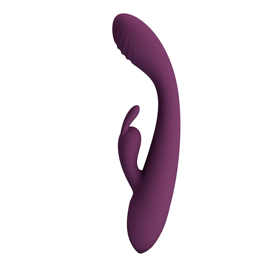 PRETTY LOVE - EMMA VIBRATORE VIOLA CON STIMOLATORE RABBIT - HIGH TECH | Lingerie Harness Boutique