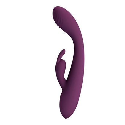 PRETTY LOVE - EMMA VIBRATORE VIOLA CON STIMOLATORE RABBIT - HIGH TECH | Lingerie Harness Boutique