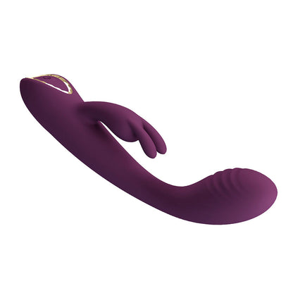 PRETTY LOVE - EMMA VIBRATORE VIOLA CON STIMOLATORE RABBIT - HIGH TECH | Lingerie Harness Boutique