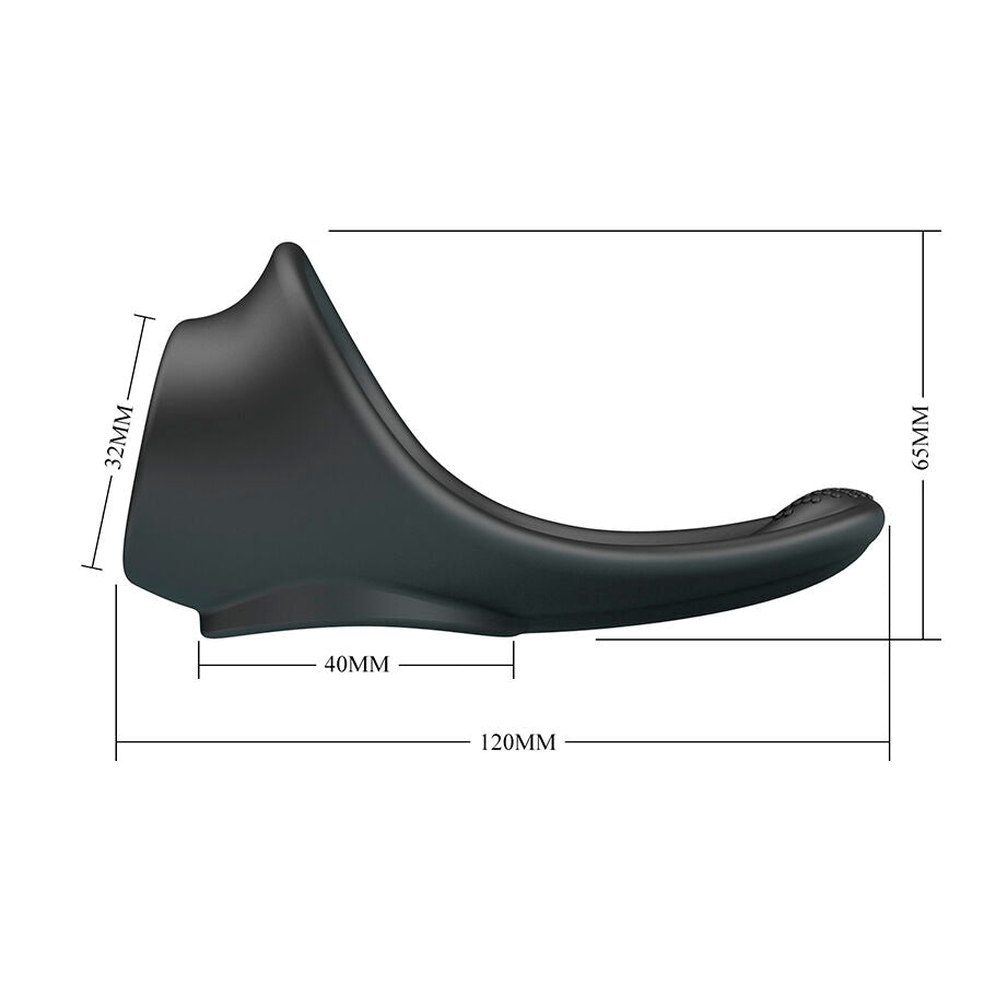 CRAZY BULL - ZADOK ANELLO ERGONOMICO CON STIMOLATORE PERINEALE - CRAZY BULL | Lingerie Harness Boutique