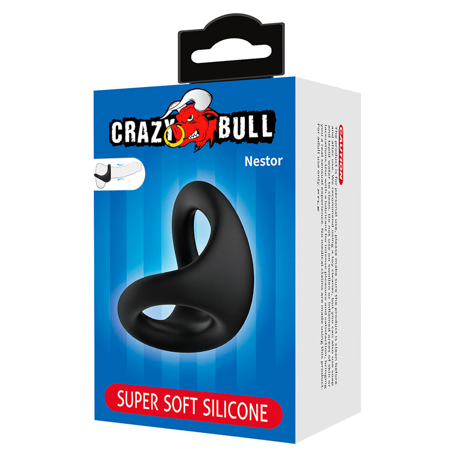 CRAZY BULL - NESTOR ANELLO ERGONOMICO PER PENE E TESTICOLI - CRAZY BULL | Lingerie Harness Boutique