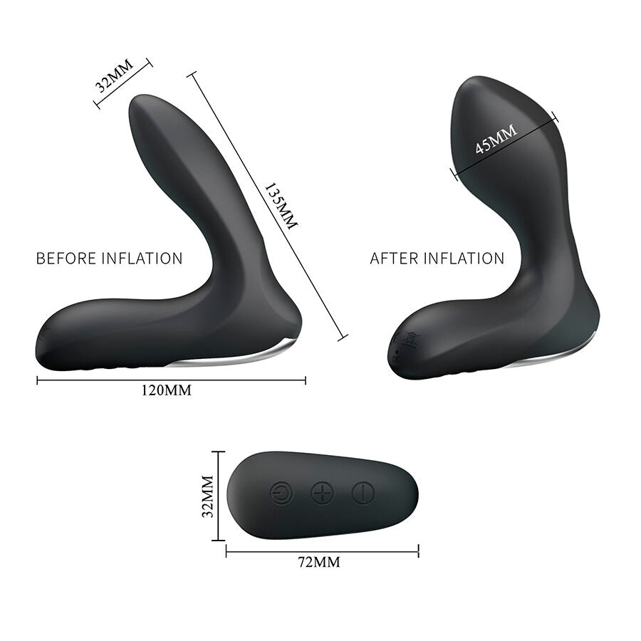 MR PLAY - MASSAGGIATORE PROSTATICO CON TELECOMANDO A VIBRAZIONE - MR PLAY | Lingerie Harness Boutique