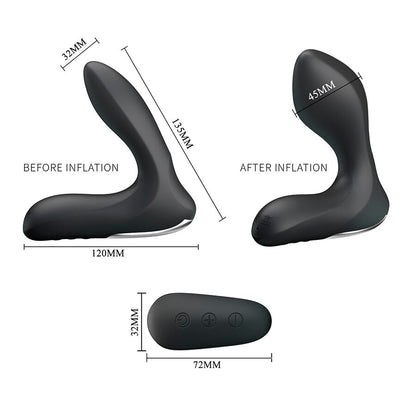 MR PLAY - MASSAGGIATORE PROSTATICO CON TELECOMANDO A VIBRAZIONE - MR PLAY | Lingerie Harness Boutique