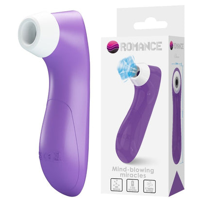 ROMANCE - STRUMENTO DI ASPIRAZIONE CLITORIDEA CON TECNOLOGIA A PULSAZIONE VIOLA - ROMANCE | Lingerie Harness Boutique