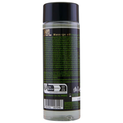 HOT - OLIO DA MASSAGGIO FRUTTA TROPICALE 100 ML - HOT | Lingerie Harness Boutique