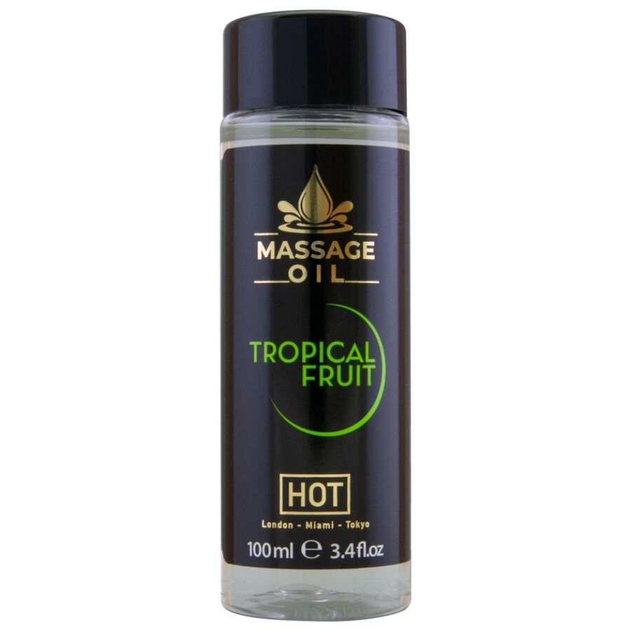 HOT - OLIO DA MASSAGGIO FRUTTA TROPICALE 100 ML - HOT | Lingerie Harness Boutique