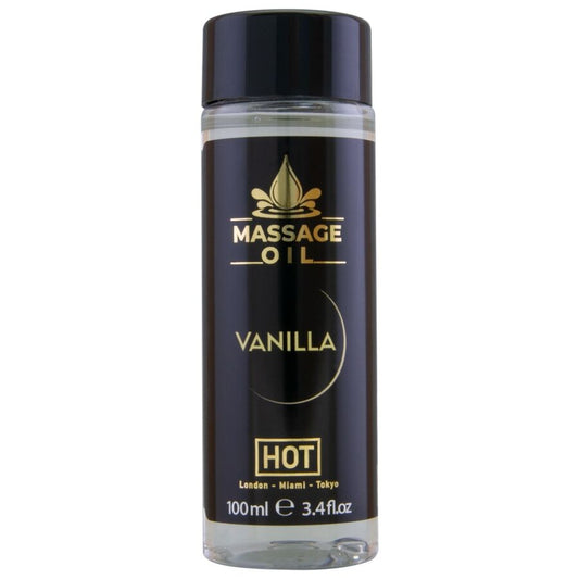 HOT - OLIO DA MASSAGGIO VANIGLIA 100 ML - HOT | Lingerie Harness Boutique