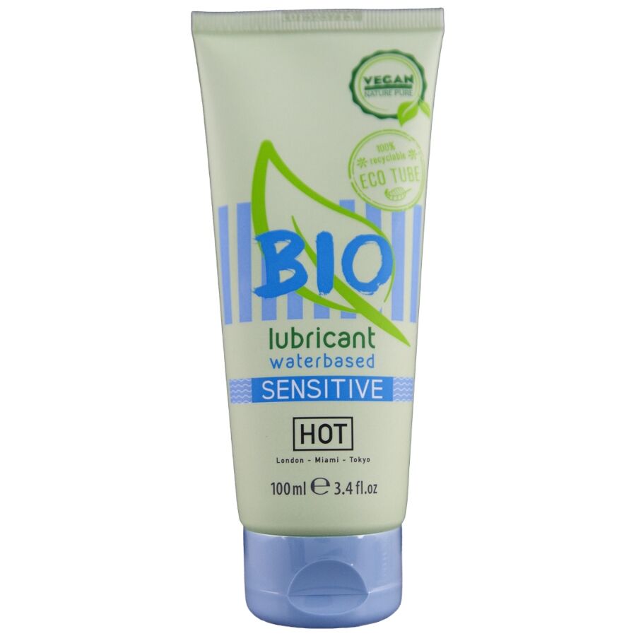 HOT - BIO LUBRIFICANTE A BASE ACQUA SENSITIV 100 ML - HOT | Lingerie Harness Boutique