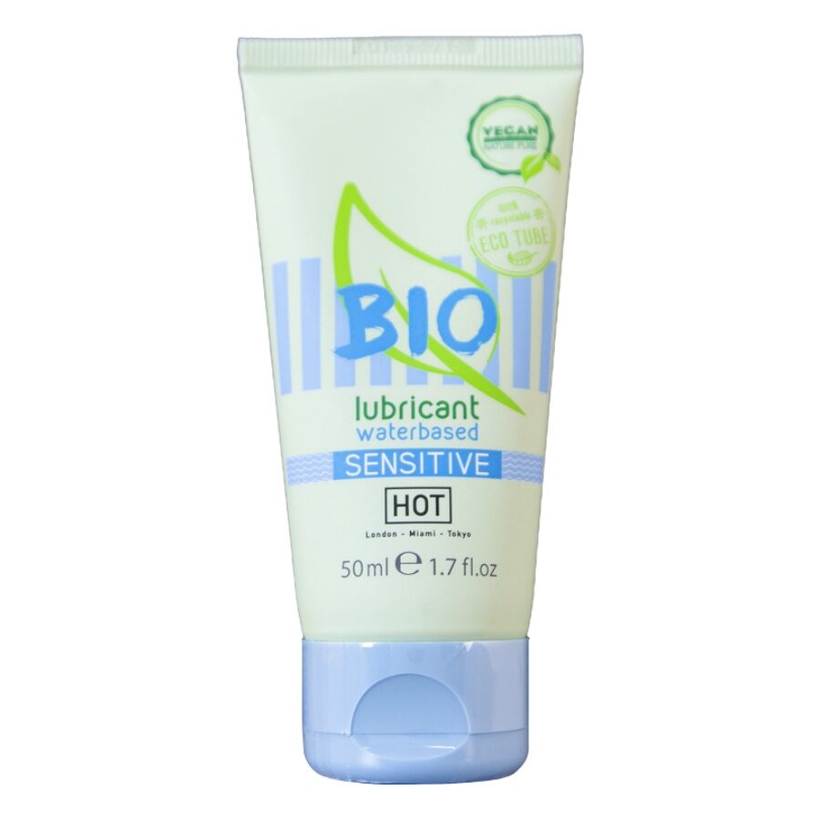 HOT - BIO LUBRIFICANTE A BASE ACQUA SENSITIV 50 ML - HOT | Lingerie Harness Boutique