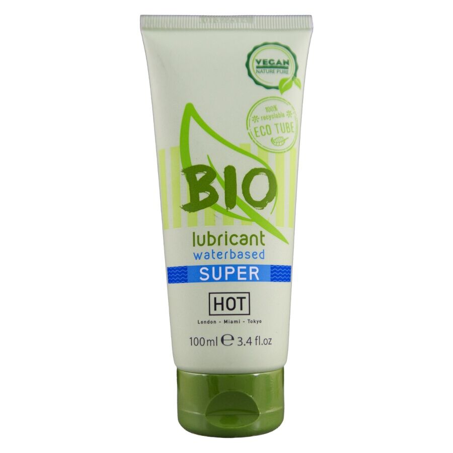 HOT - LUBRIFICANTE BIO A BASE D'ACQUA 100 ML - HOT | Lingerie Harness Boutique