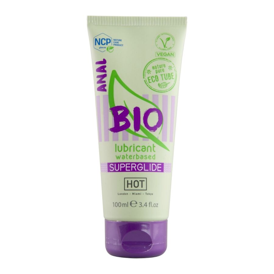 HOT - LUBRIFICANTE BIO A BASE D'ACQUA ANAL 100 ML - HOT | Lingerie Harness Boutique