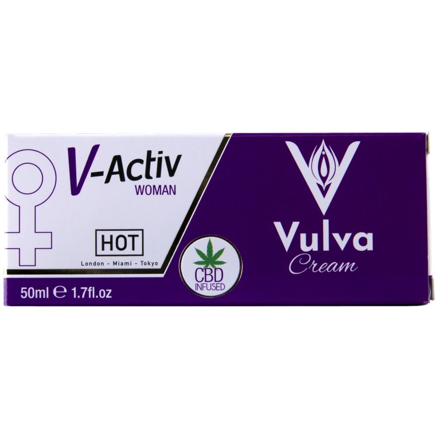 HOT - CREMA VULVA CON CBD 50ML - HOT | Lingerie Harness Boutique