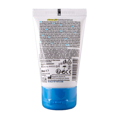 HOT - EXXTREME GLIDE LUBRIFICANTE A BASE D'ACQUA + OLIO COMFORT A+ 30 ML - HOT | Lingerie Harness Boutique