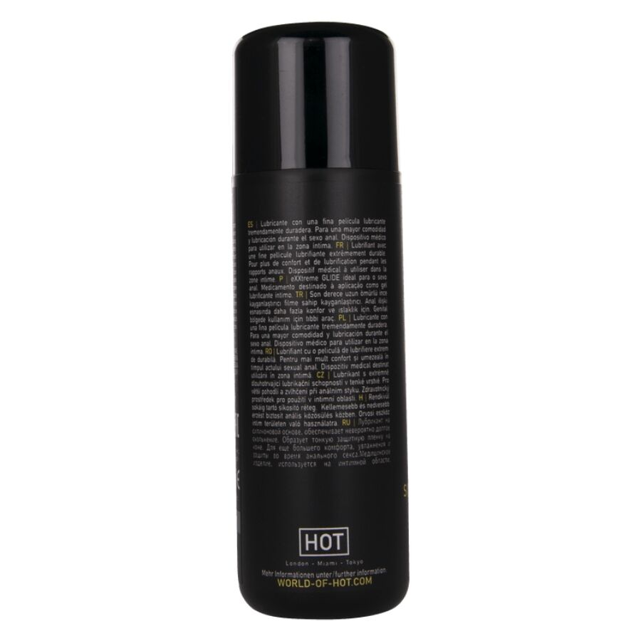 HOT - EXXTREME GLIDE LUBRIFICANTE A BASE DI SILICONE + OLIO COMFORT A+ 100 ML - HOT | Lingerie Harness Boutique