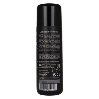 HOT - EXXTREME GLIDE LUBRIFICANTE A BASE DI SILICONE + OLIO COMFORT A+ 100 ML - HOT | Lingerie Harness Boutique
