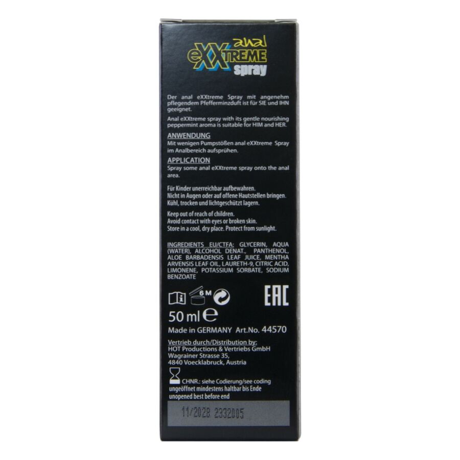 HOT - SPRAY ANALE EXTREME 50 ML - HOT | Lingerie Harness Boutique