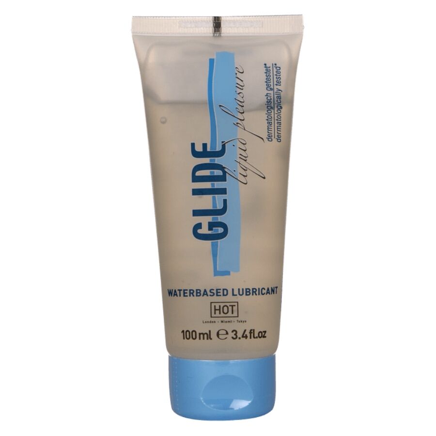 HOT - GLIDE LIQUID PLEASURE LUBRIFICANTE A BASE D'ACQUA 100 ML - HOT | Lingerie Harness Boutique