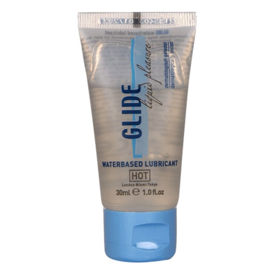 HOT - GLIDE LIQUID PLEASURE LUBRIFICANTE A BASE D'ACQUA 30 ML - HOT | Lingerie Harness Boutique