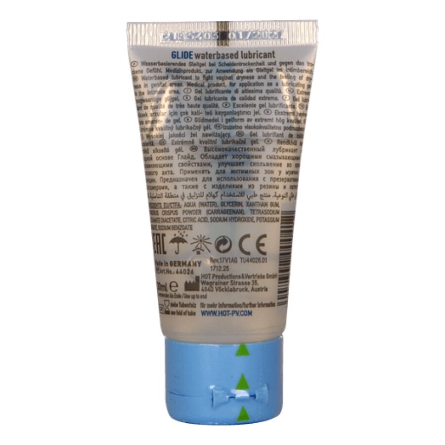 HOT - GLIDE LIQUID PLEASURE LUBRIFICANTE A BASE D'ACQUA 30 ML - HOT | Lingerie Harness Boutique