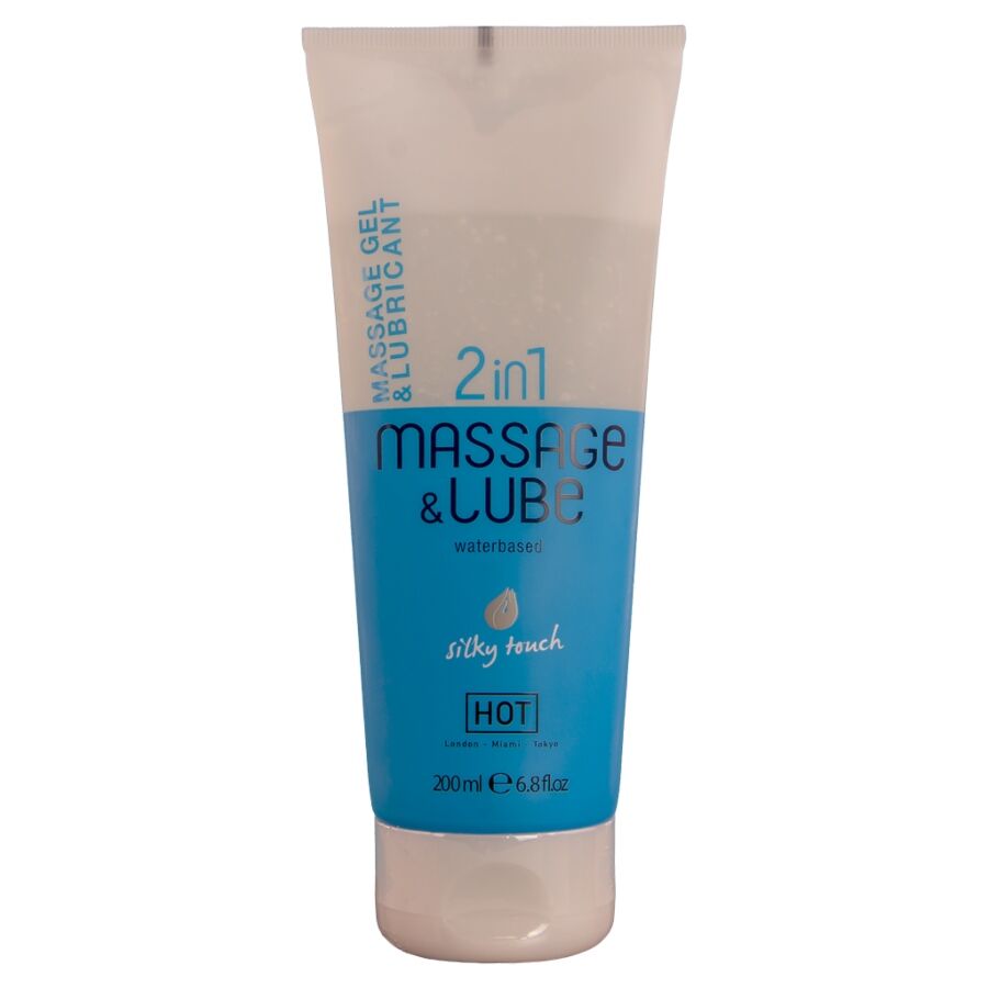 HOT - MASSAGE & GLIDE GEL 2IN1 TOCCO SETOSO 200 ML - HOT | Lingerie Harness Boutique