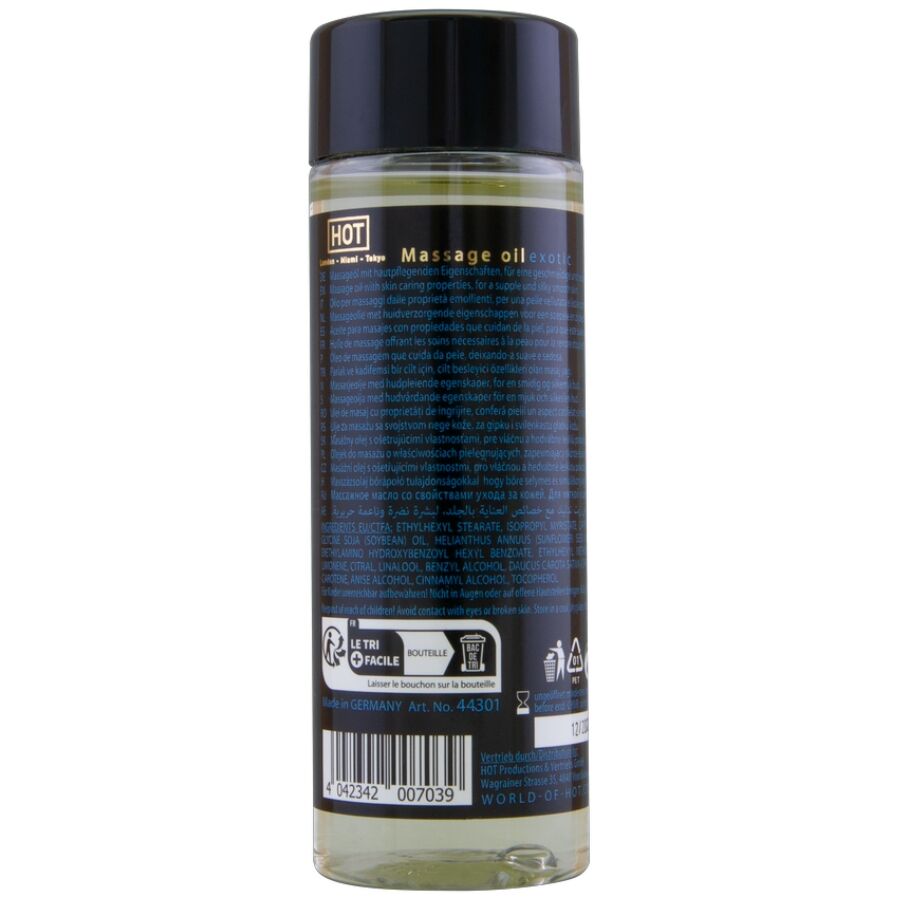 HOT - OLIO DA MASSAGGIO EXOTIC-SPECIAL 100 ML - HOT | Lingerie Harness Boutique