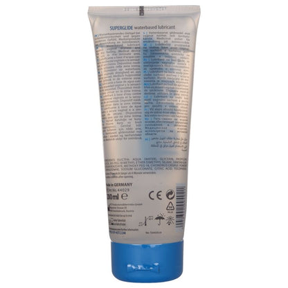 HOT - SUPERGLIDE LIQUID PLEASURE LUBRIFICANTE A BASE D'ACQUA 200 ML - HOT | Lingerie Harness Boutique