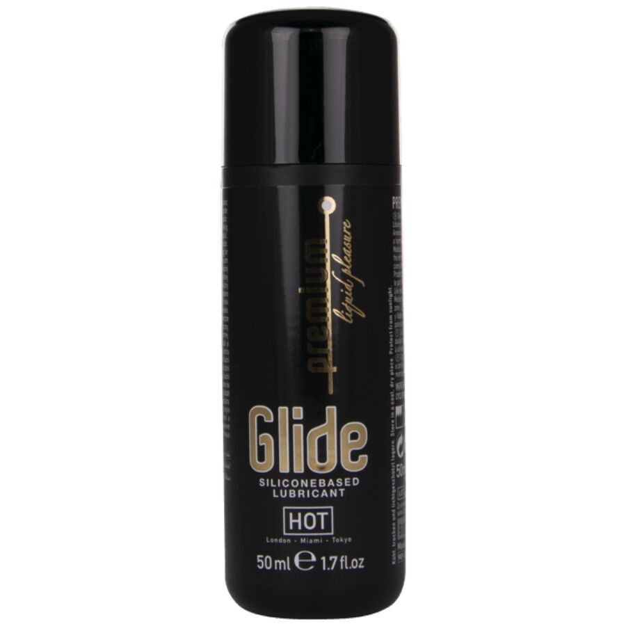 HOT - LUBRIFICANTE A BASE DI SILICONE PREMIUM SILICONE GLIDE 50 ML - HOT | Lingerie Harness Boutique