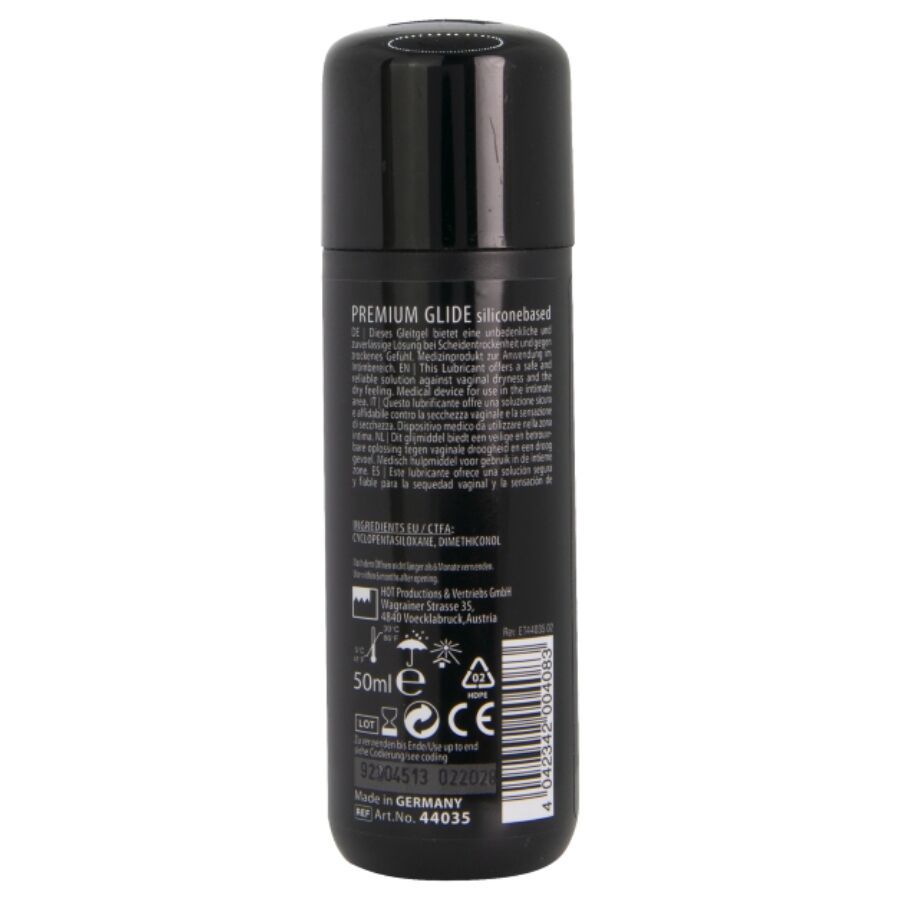 HOT - LUBRIFICANTE A BASE DI SILICONE PREMIUM SILICONE GLIDE 50 ML - HOT | Lingerie Harness Boutique