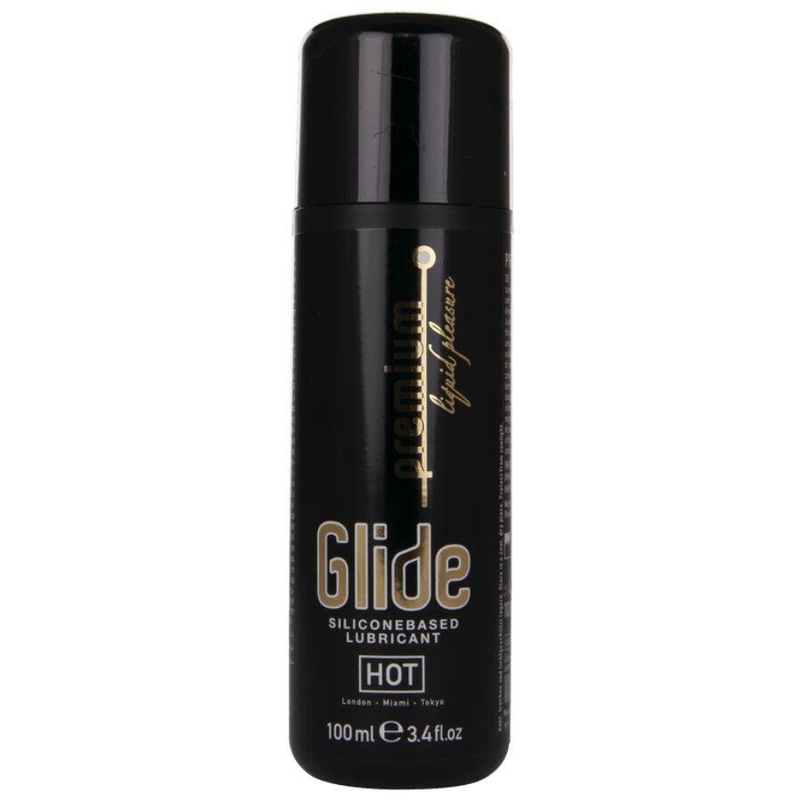 HOT - LUBRIFICANTE A BASE DI SILICONE PREMIUM SILICONE GLIDE 100 ML - HOT | Lingerie Harness Boutique