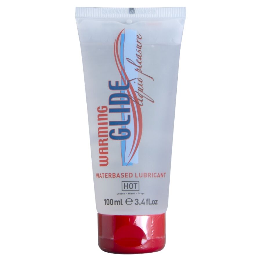 HOT - LUBRIFICANTE LIQUIDO E RISCALDANTE A BASE D'ACQUA 100 ML - HOT | Lingerie Harness Boutique