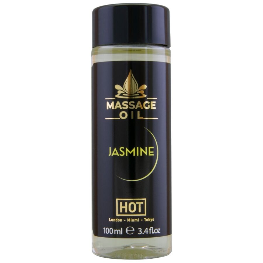 HOT - OLIO DA MASSAGGIO AL GELSOMINO 100 ML - HOT | Lingerie Harness Boutique