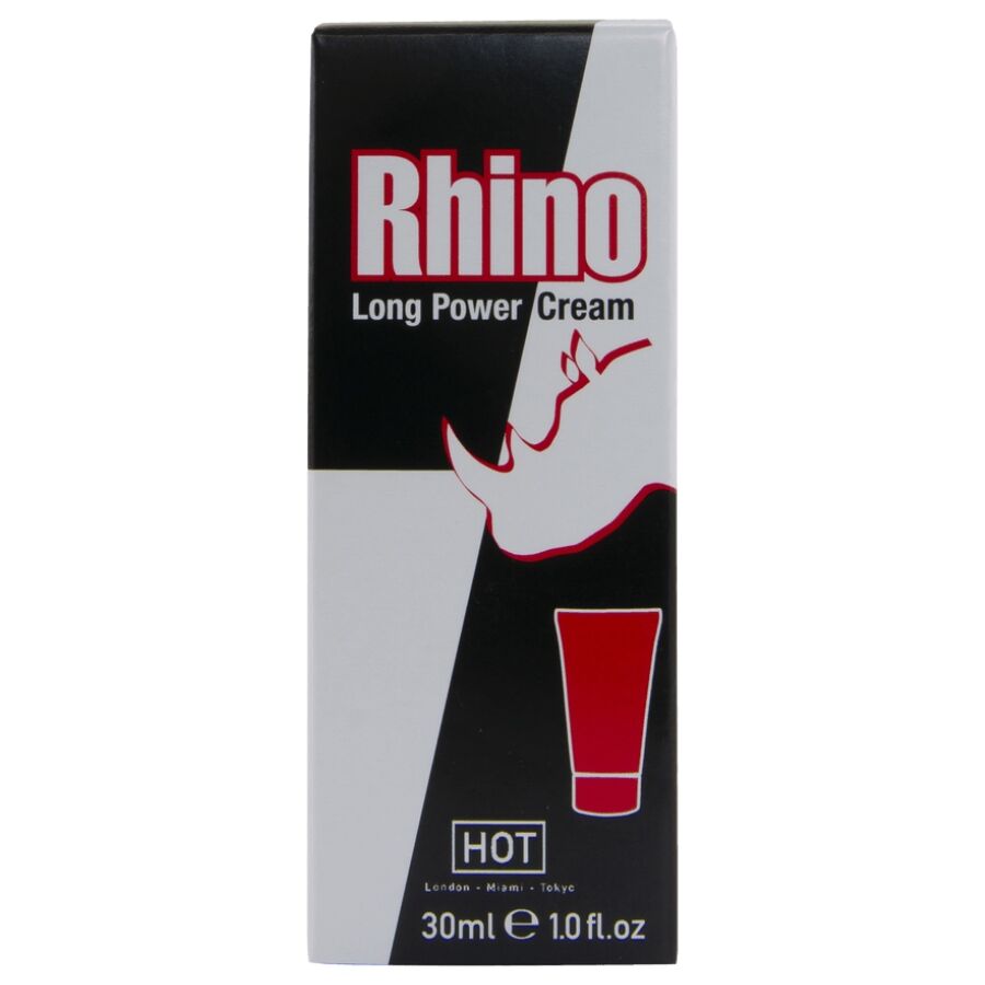 HOT - RHINO LONG POWER CREAM 30 ML - HOT | Lingerie Harness Boutique