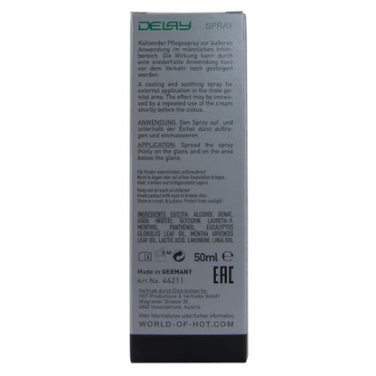 HOT - SPRAY RITARDANTE 50 ML - HOT | Lingerie Harness Boutique