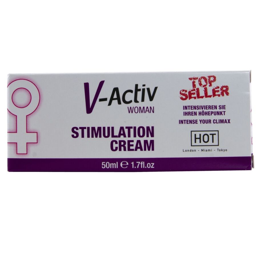 HOT - V-ACTIV CREMA STIMOLANTE DONNA 50 ML - HOT | Lingerie Harness Boutique
