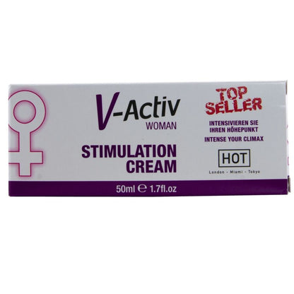 HOT - V-ACTIV CREMA STIMOLANTE DONNA 50 ML - HOT | Lingerie Harness Boutique