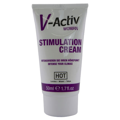 HOT - V-ACTIV CREMA STIMOLANTE DONNA 50 ML - HOT | Lingerie Harness Boutique